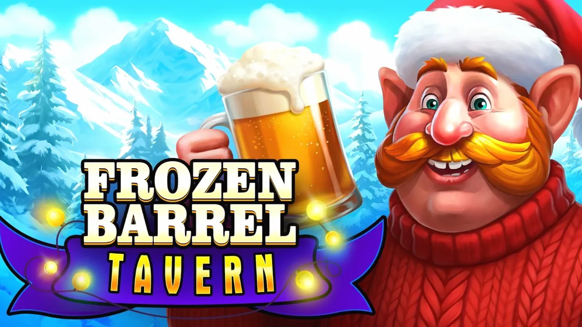 Frozen Barrel Tavern slot game interface